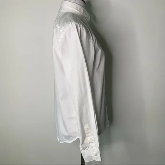 Ralph Lauren Women's White Long Sleeve Button Down Embroidered Logo Shirt XS - Picture 3 of 10